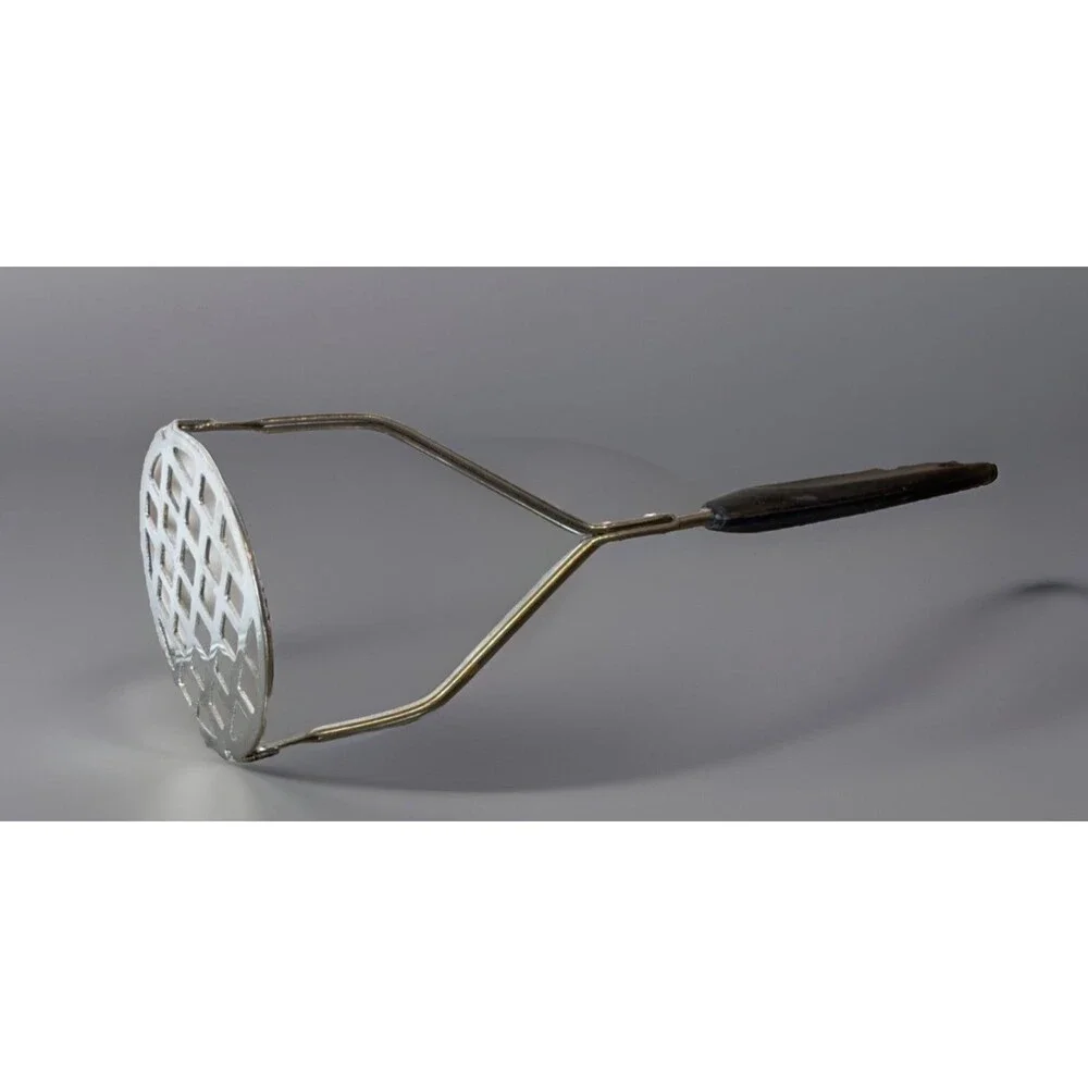 Vintage Potato Masher Stainless Steel 9